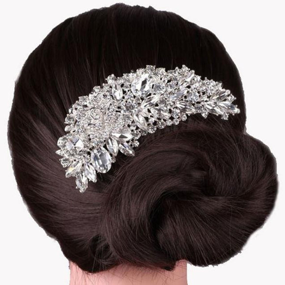 Boutique Bridal Wedding Flower Hair Comb