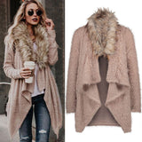 Women Long Sleeve Tops Cardigan Sweaters Outerwear Coat