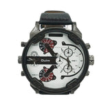 Time Display Quartz Wrist Watch with Cloth Band